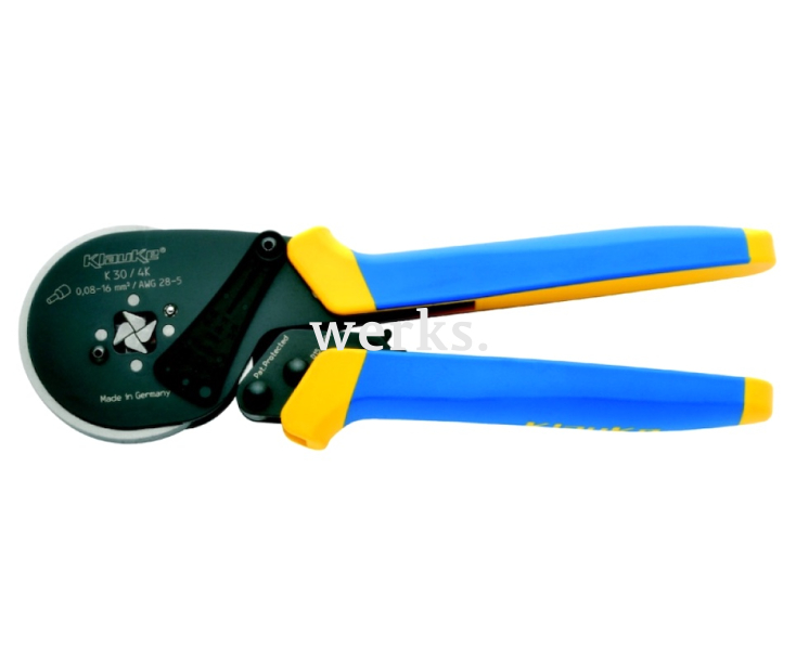 Пресс-клещи для втулочных наконечников 0,08–16 мм², квадратный обжим Klauke KLKK304K