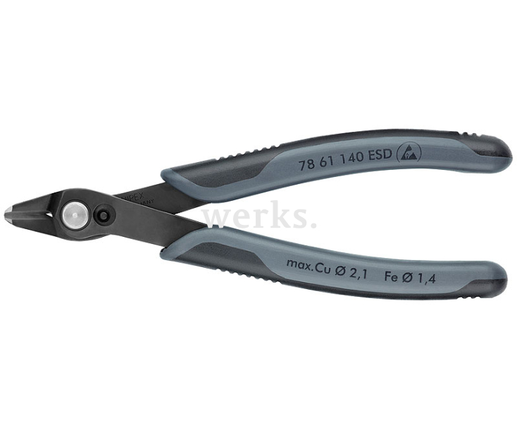Electronic Super Knips XL ESD Knipex KN-7861140ESDSB вороненые