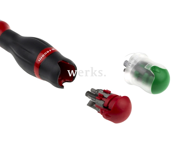 Отвертка-держатель с трещоткой и битами SL PH PZ HEX TORX TR Facom ACL.1A