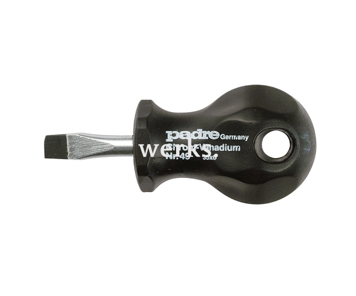 Короткая отвёртка 25 мм 49 25x6 Padre 4903560