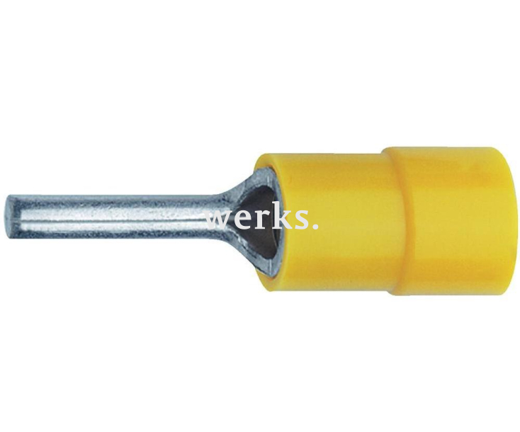 Наконечник штыревой медный изолированный DIN 46231 4-6 мм² / 11 мм Klauke KLK715 100 шт.