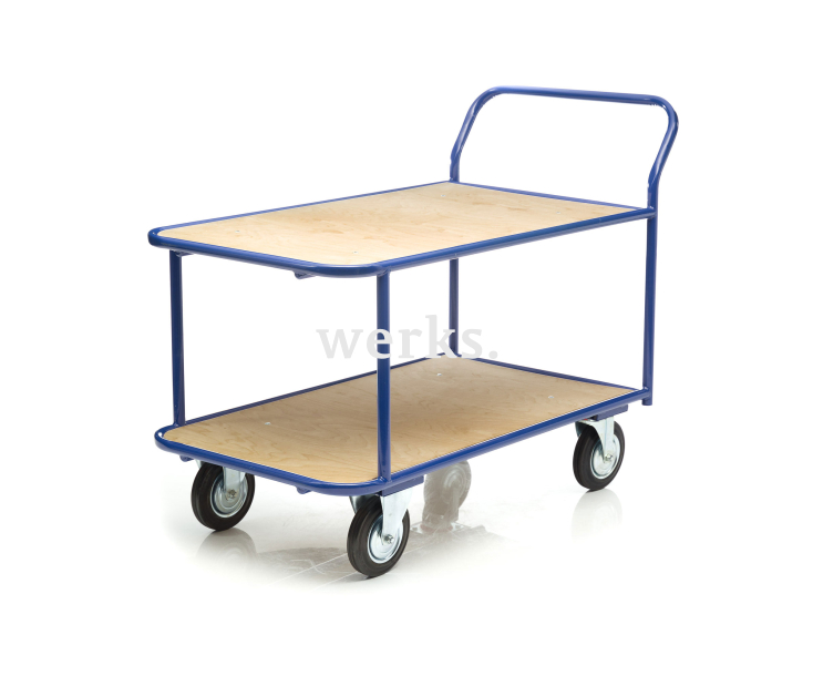 Тележка платформенная Стелла-техник КП-2-Ф-5-8-150-И , 2-х ярусная, 500х800мм