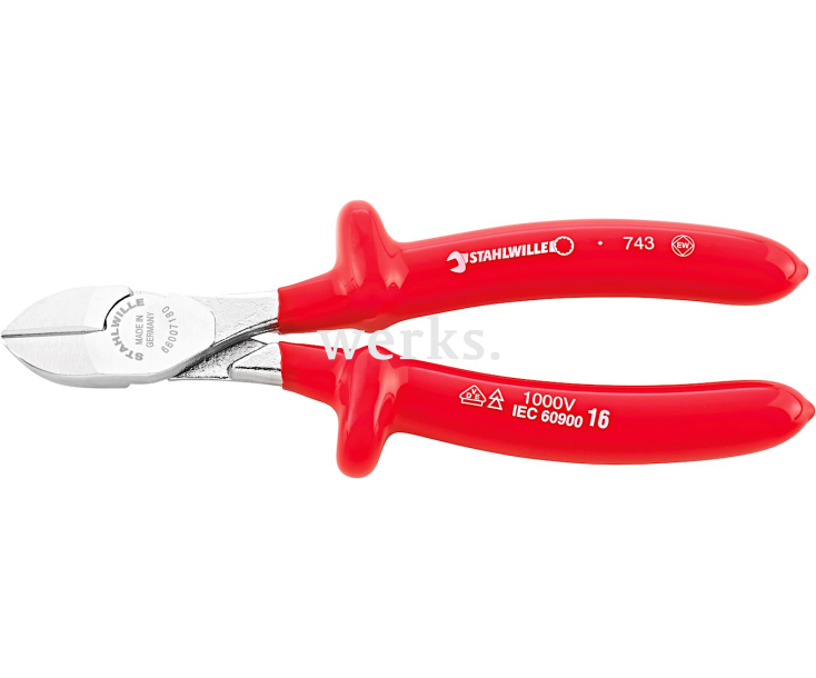 Кусачки боковые VDE 6600 7 160 мм Stahlwille 66007160