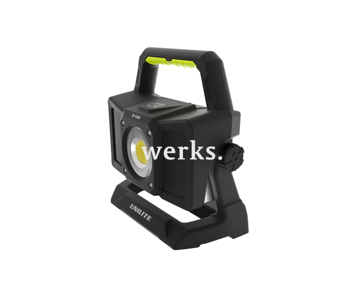 Прожектор аккумуляторный с Bluetooth колонкой UNILITE SP-4500