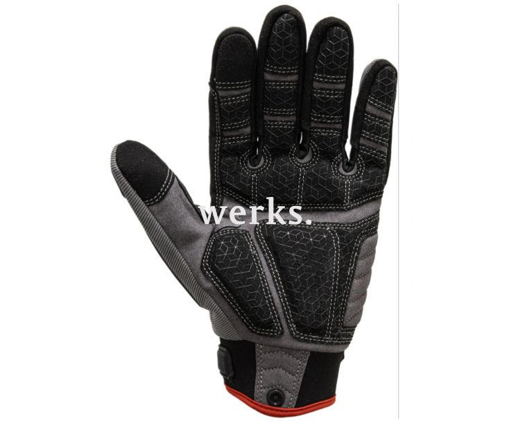 Перчатки рабочие Brodeks G-63i Серый/Черный/Красный (10)