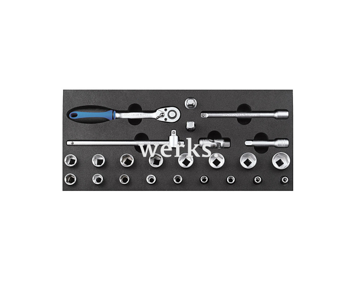 Набор торцевых головок с трещоткой Padre 231000000