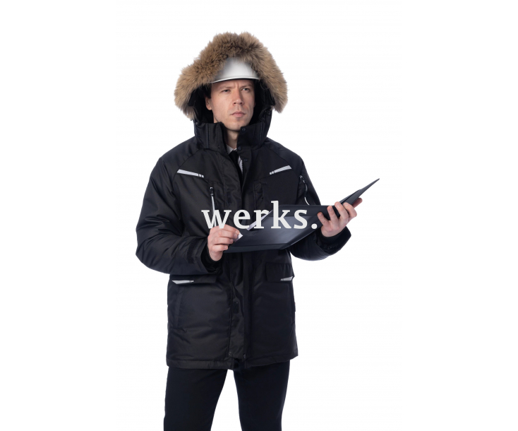 Зимняя куртка-парка Brodeks KW215 черный (XXXL)