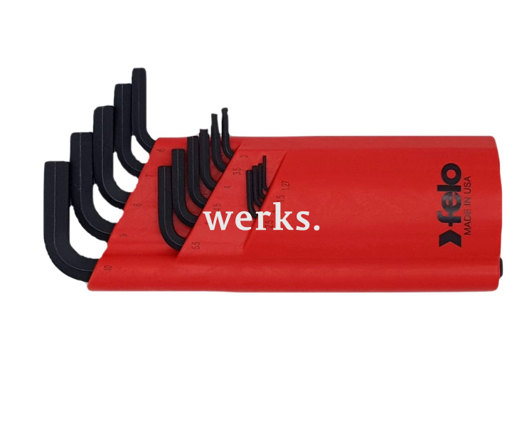 Набор штифтовых ключей HEX со сферической головкой Felo 15 предметов 35515001