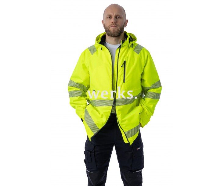 Летняя сигнальная куртка-парка Brodeks KS223 желтый (L)