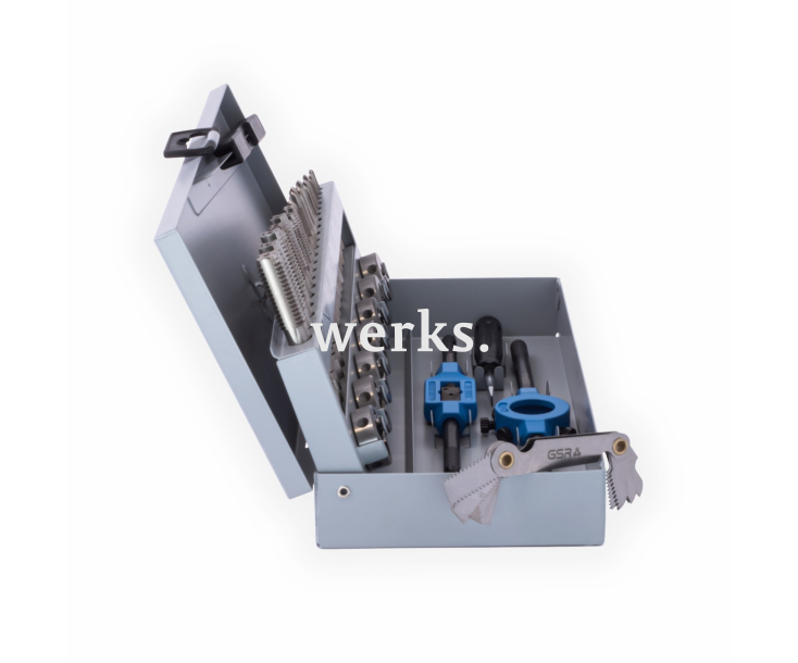 32-пр. Набор ручных метчиков и плашек 25х9 M3-M12 Werks W.1416140