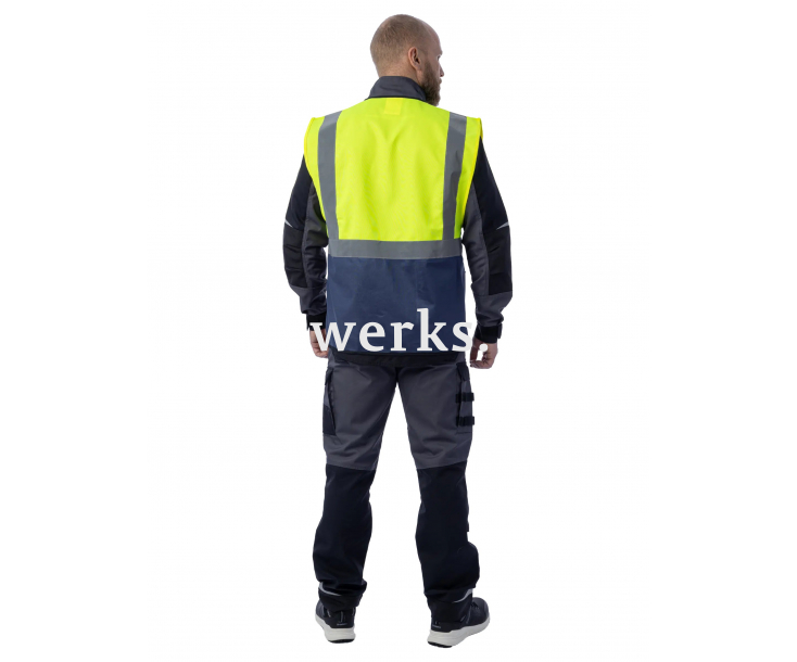 Сигнальный жилет Brodeks KM123 желтый (L)