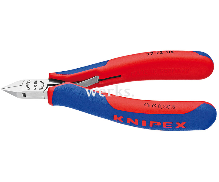 Кусачки боковые для электроники Knipex KN-7772115