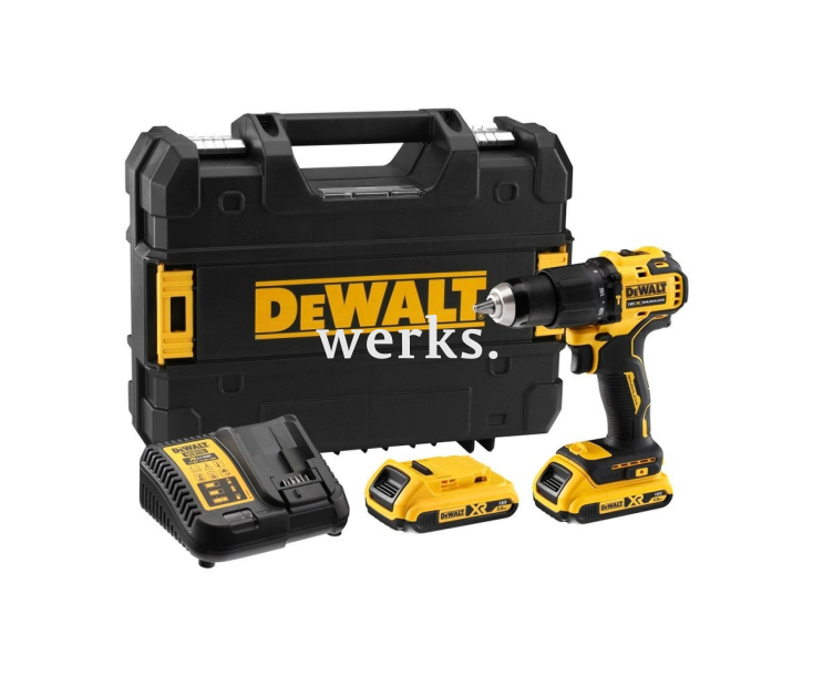 Дрель DeWALT DCD709D2T-QW