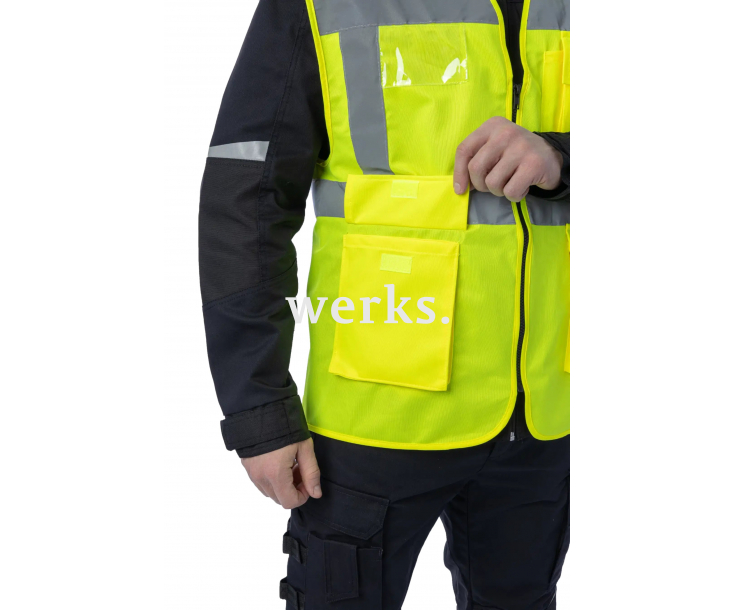 Сигнальный жилет Brodeks KM122 желтый (XXL)