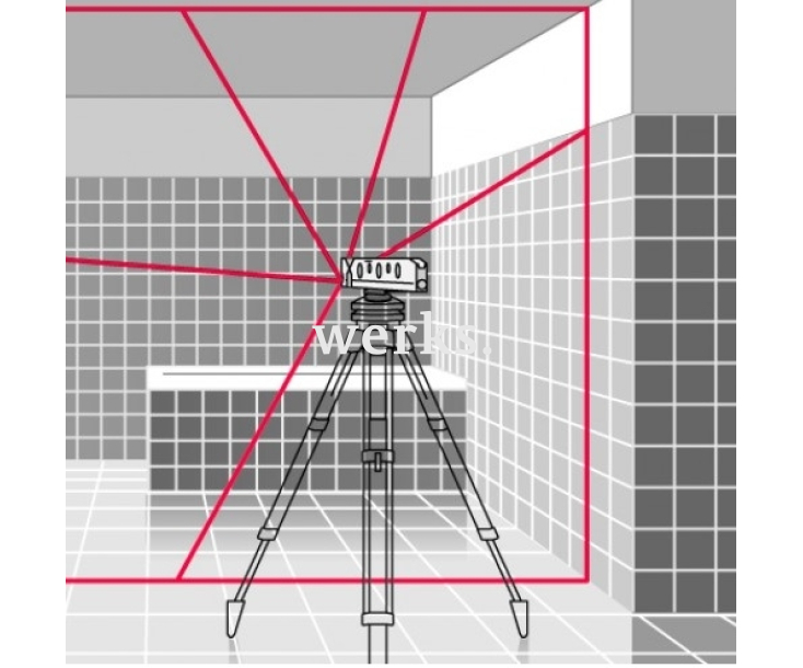 Нивелир лазерный трехлучевой BMI Torpedo 3 650040635COMP