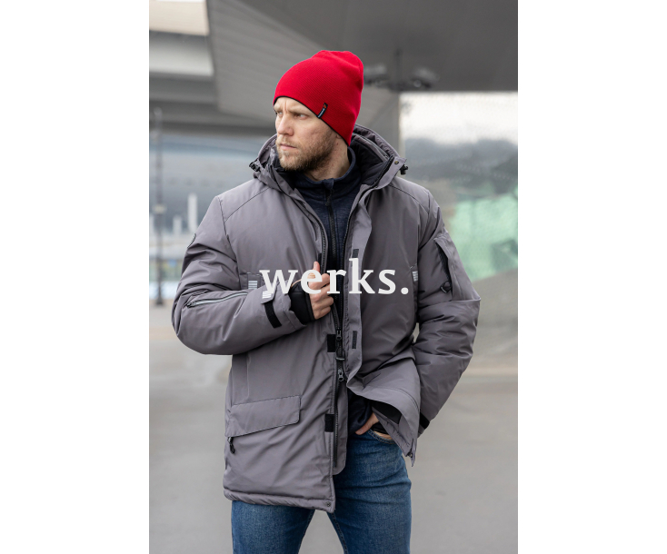 Зимняя куртка-парка Brodeks KW204 серый (XXXL)