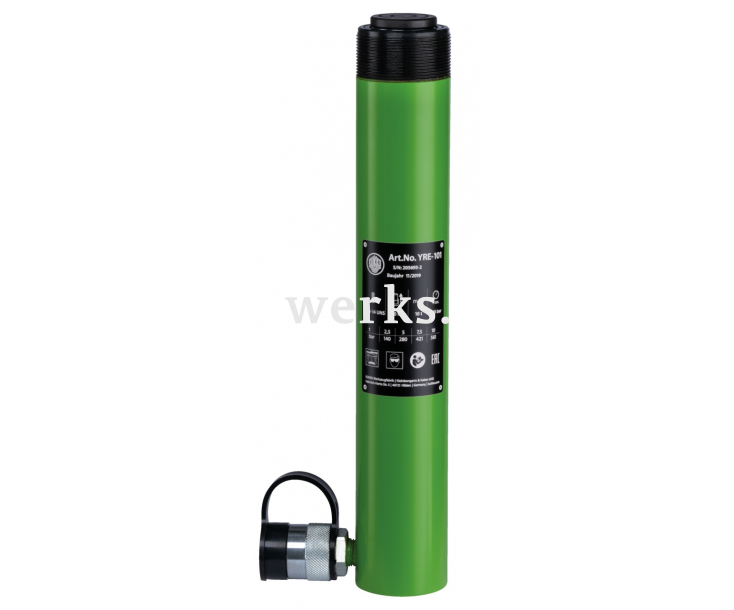 Гидроцилиндр с наружной резьбой по верхнему краю KUKKO YRE-101