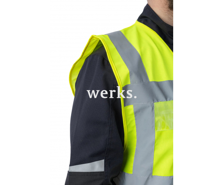 Сигнальный жилет Brodeks KM122 желтый (XL)