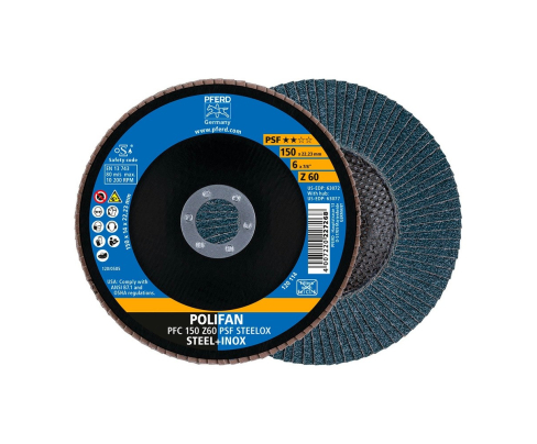 Круг шлифовальный Pferd PFC 150 Z 60 PSF STEELOX