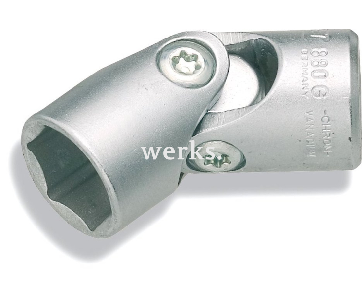 Торцовая головка HEX Nut шарнирная 12 мм 3/8" Hazet 880G-12