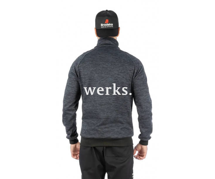 Толстовка флисовая Brodeks KS241 cation серый (XL)