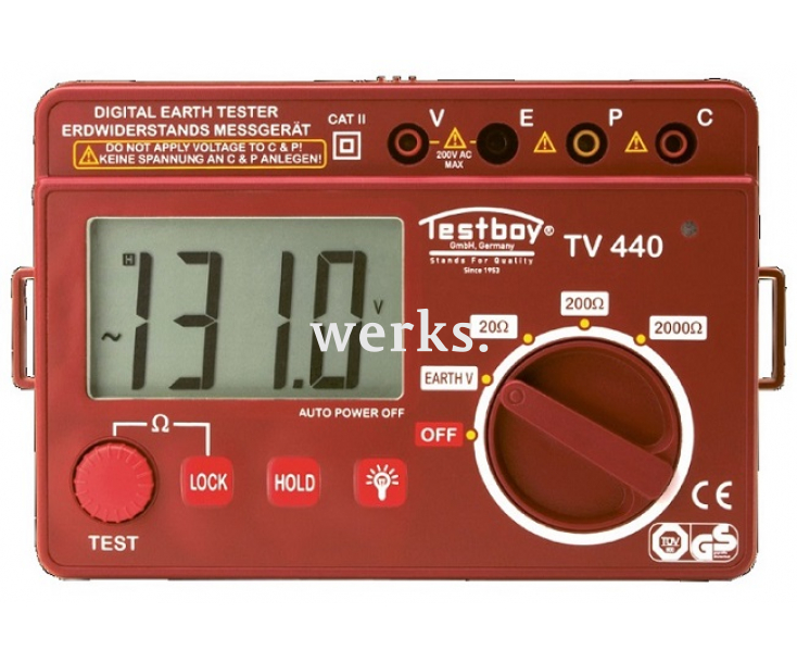 Тестер сопротивления заземления цифровой Testboy TV 440N