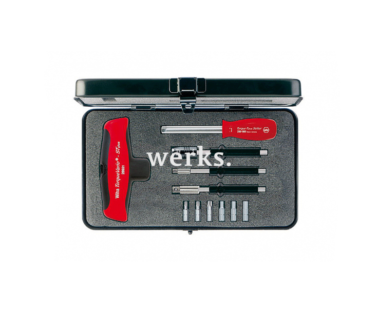 Профессиональный набор динамометрических инструментов Wiha TorqueVario-STplus 2893 S01 29234, 11 предметов