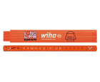 Метр складной Longlife Electrician 2 м Wiha 4102008 42068 оранжевый