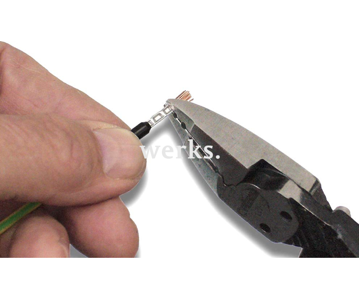 Щипцы для внутренних стопорных колец в отверстиях, изогнутые J21 180 мм Orbis 57-190/2622