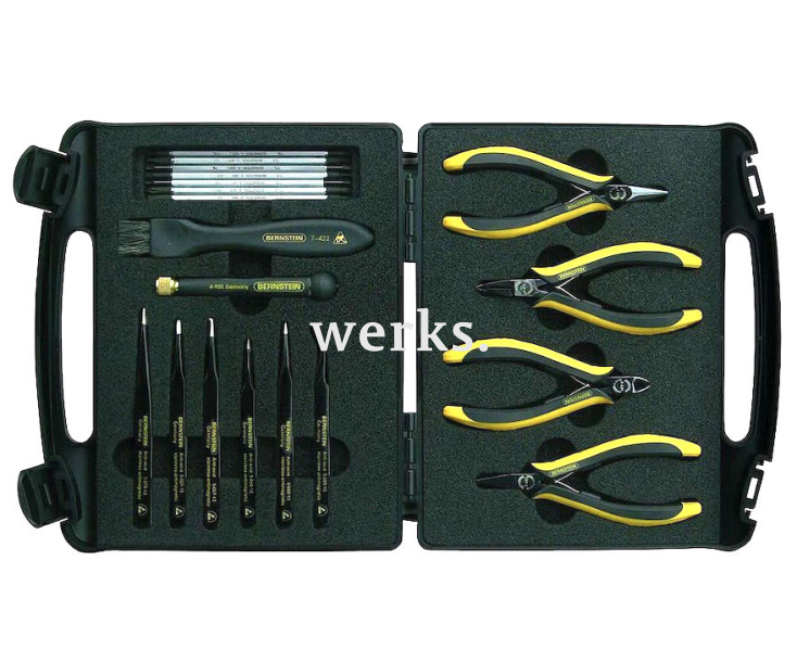 Набор ESD прецизионного инструмента ELITE 20 шт. Bernstein BS-2230