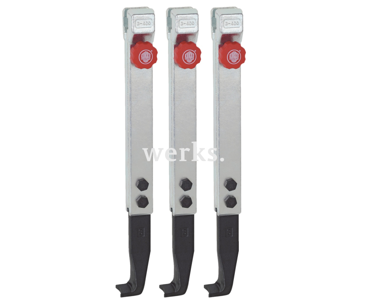 3 узких захвата с быстрой регулировкой (комплект) KUKKO 3-403-S