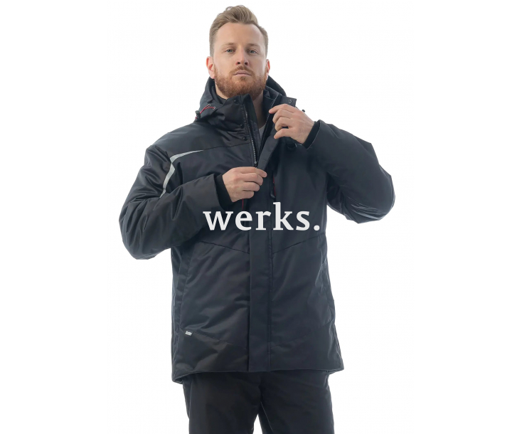 Зимняя куртка Brodeks KW231 синий/черный (L)