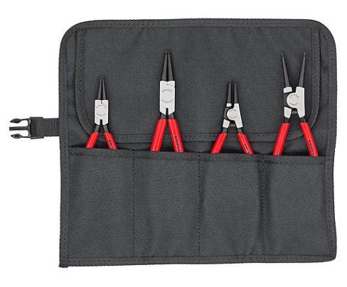 Набор щипцов для стопорных колец, 4 предмета Knipex KN-001956V01