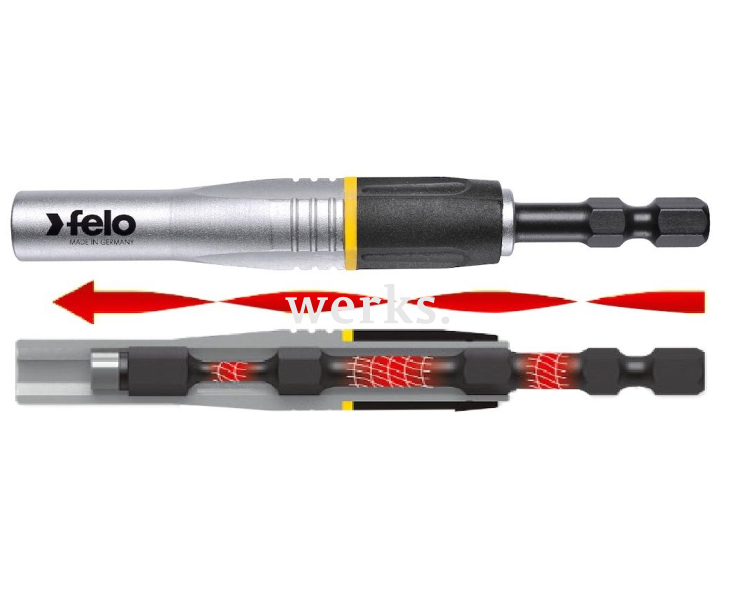 Держатель для ударных бит магнитный Felo 1/4 x 95 мм 03829594 в блистере