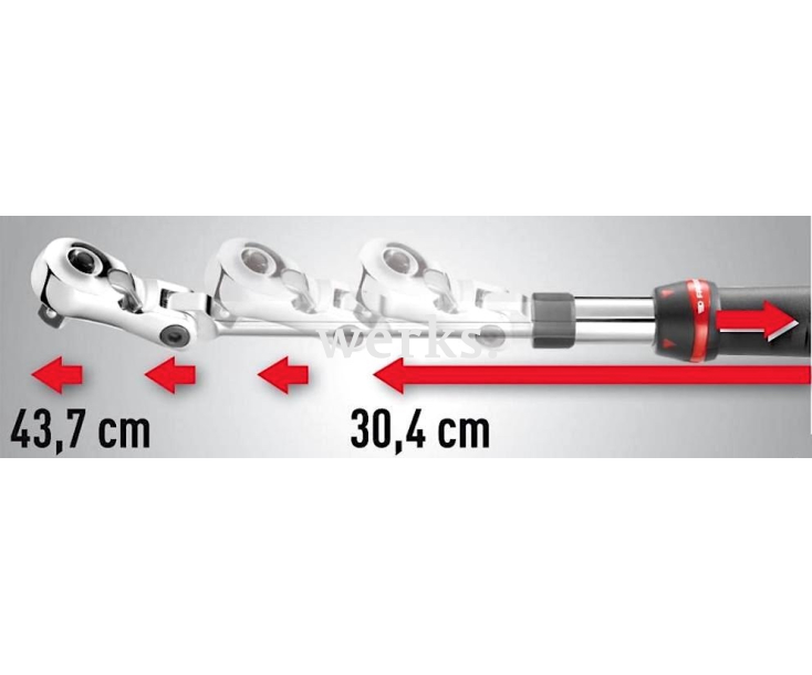 Ключ трещоточный раздвижной 1/2" с шарниром Facom SXL.171