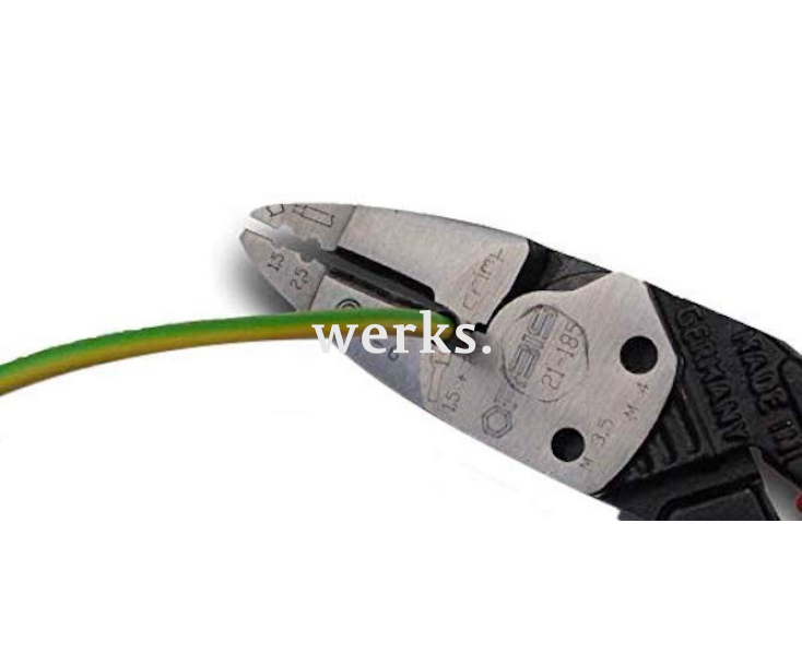 Щипцы для внутренних стопорных колец в отверстиях, изогнутые J21 180 мм Orbis 57-190/2622