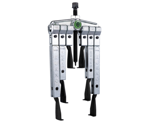 Универсальный двухзахватный съёмник с узкими захватами,  в наборе KUKKO 20-30-SP