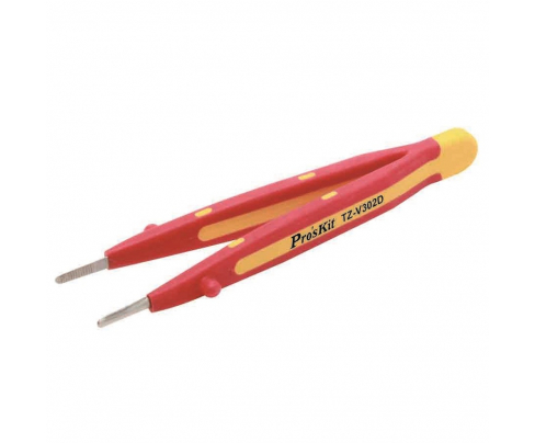 Пинцет с широкими концами диэлектрический ProsKit TZ-V302D
