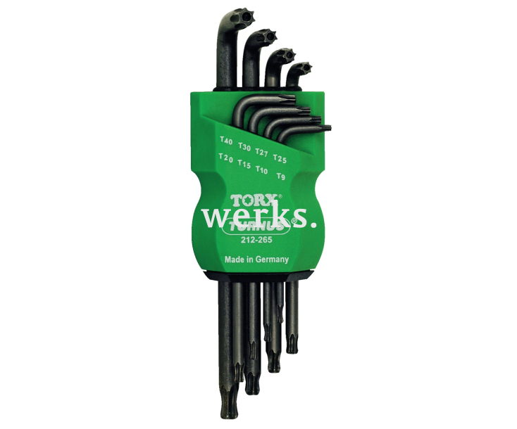 Набор Г-образных отвёрток TX Tamper KUKKO 212-265