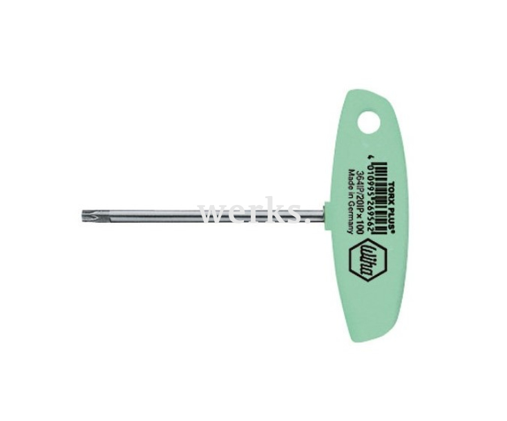 Отвертка для винтов TORX PLUS с Т-образной рукояткой Wiha Classic 364IP 26956 20IP x 100