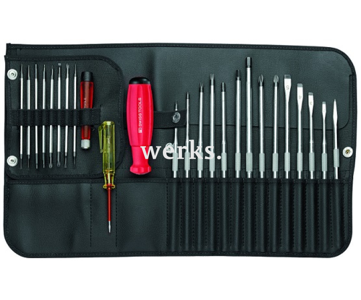 Набор с комбинированными жалами SL PH PZ TX HEX PB Swiss Tools PB 8515. 25 пр.