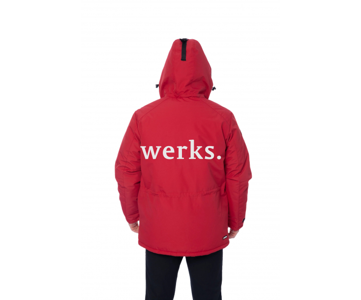 Зимняя куртка-парка Brodeks KW204 красный (XXXL)