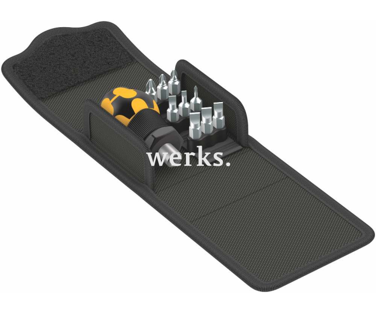 Kraftform Kompakt Stubby ESD 1 Сумка с насадками (SL, PH) Wera, WE-057472