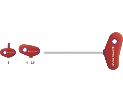 Отвертка HEX PB Swiss Tools с Т-образной рукояткой длинная PB 207.L 4,5-150 M4.5