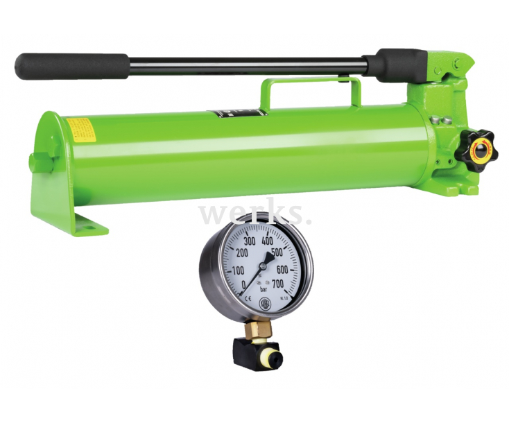 Ручной насос с манометром KUKKO YHP-424