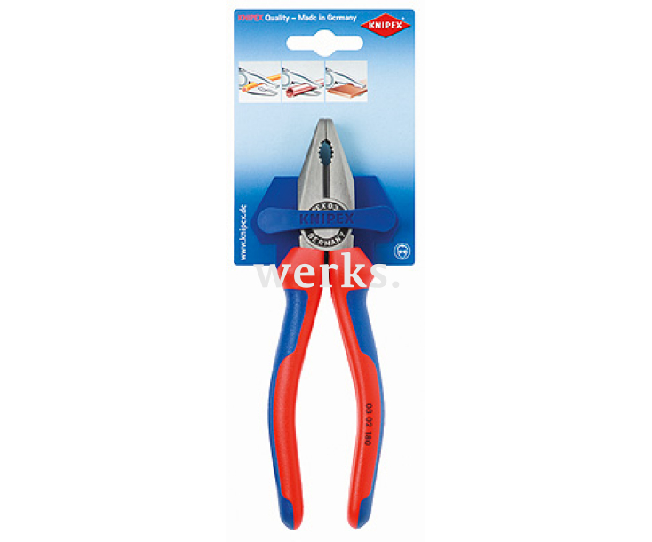 Плоскогубцы комбинированные Knipex KN-0302180SB в блистере