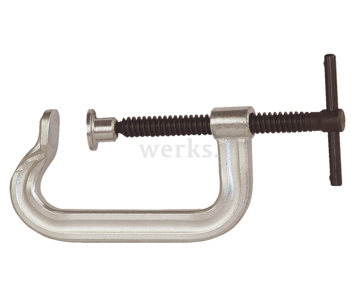 Струбцина C-образная, стальная KUKKO 365-200