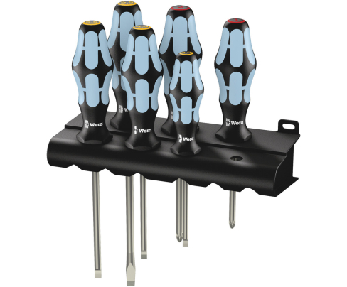 3334/6 Набор отверток Wera нержавеющая сталь + подставка WE-032060