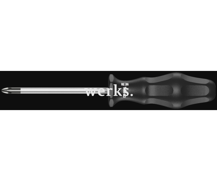 Отвертка Wera Kraftform Classic Phillips-Recess 1750 PH WE-031220 PH 1 х 80 крестовая