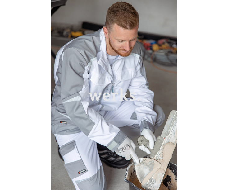 Брюки Brodeks KS302 белый/серый (50)